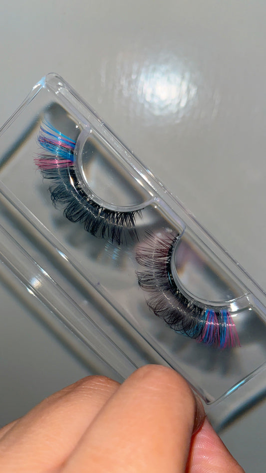 Colorful lash Strip