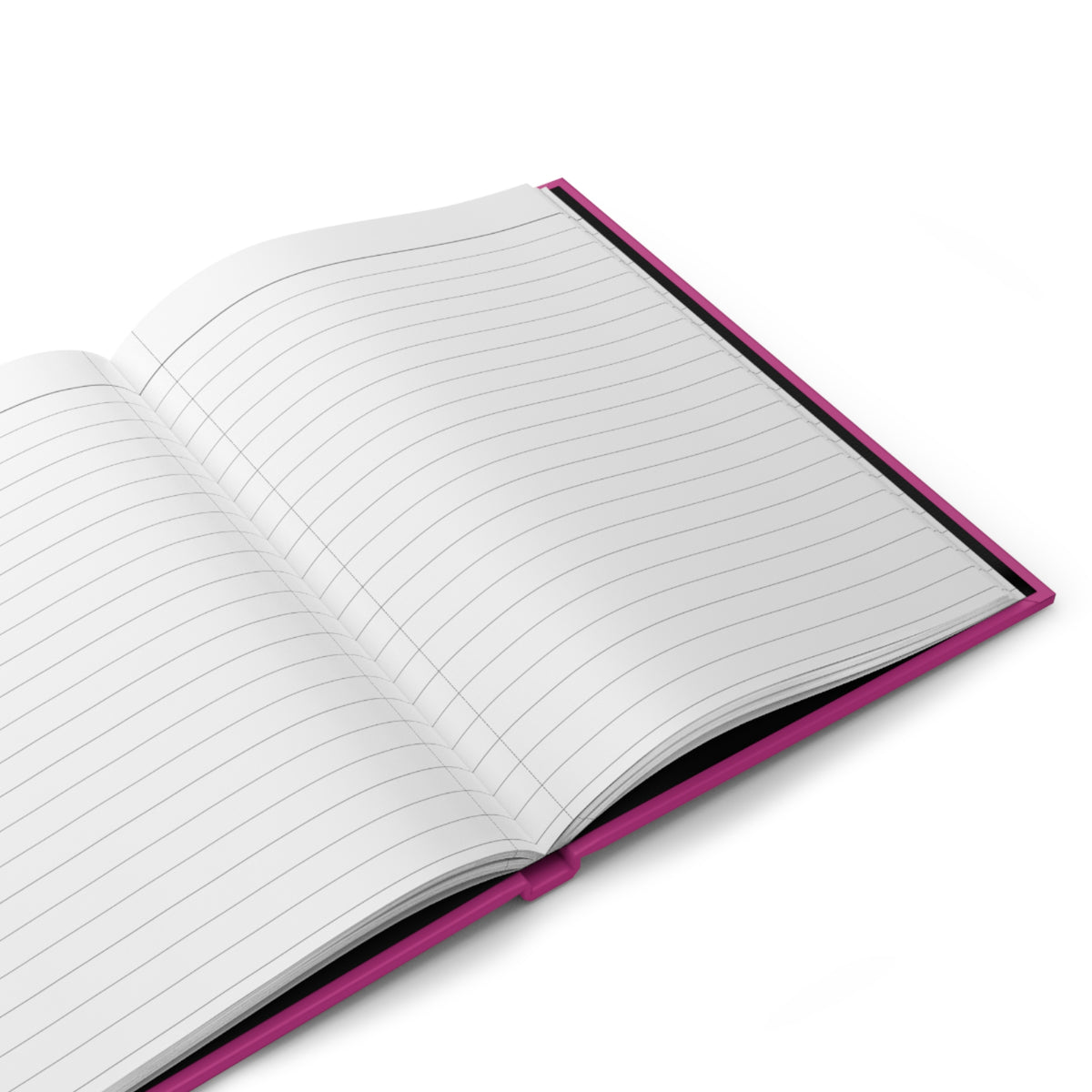 Pink Glitter Vial Hardcover Journal — Lined Notebook for Notes & Gifts