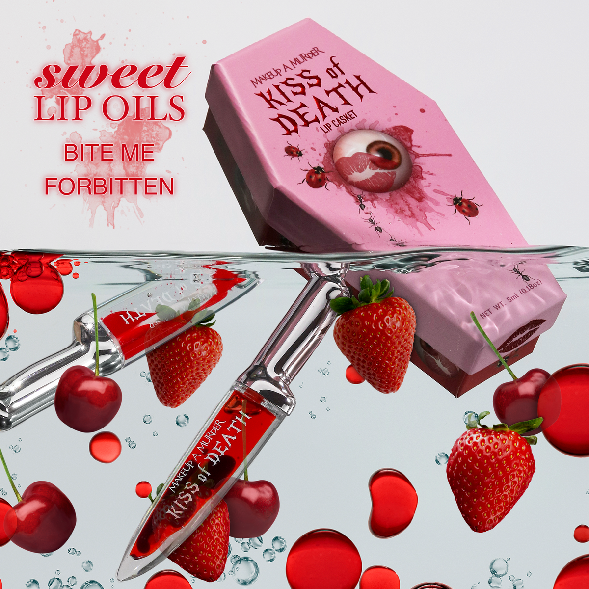 KISS of DEATH Bloody Lip Oils