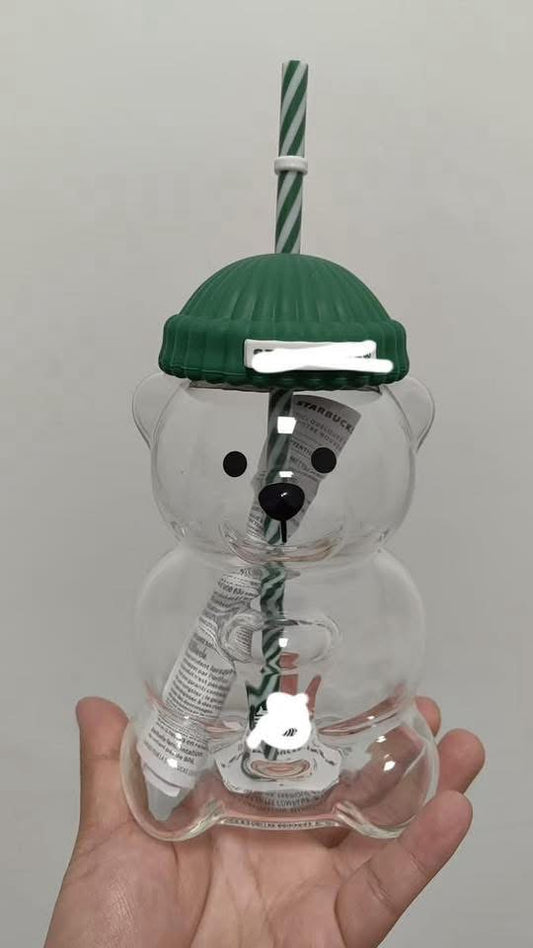 Glass Bear Cup